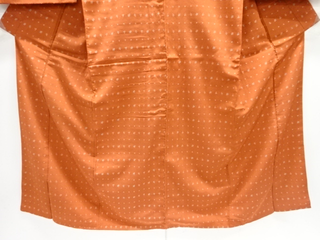  大正ロマン　文字模様織り出し着物